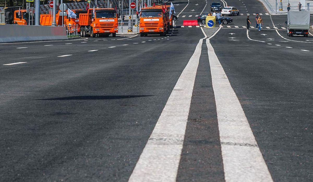 В Москве стартовали работы по обновлению дорожной разметки 