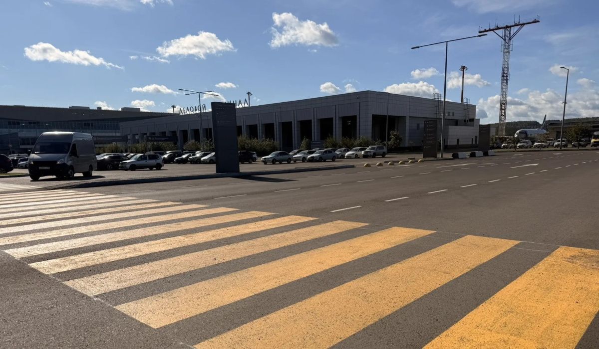 В аэропорту Красноярска завершён первый этап реконструкции привокзальной площади
