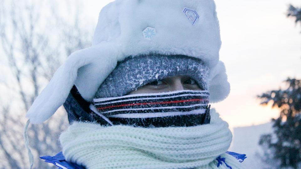 40-градусные морозы начнут отступать от Красноярска