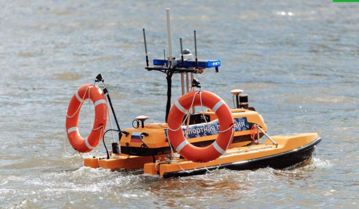 В Москве начали тестирование первого беспилотного катера