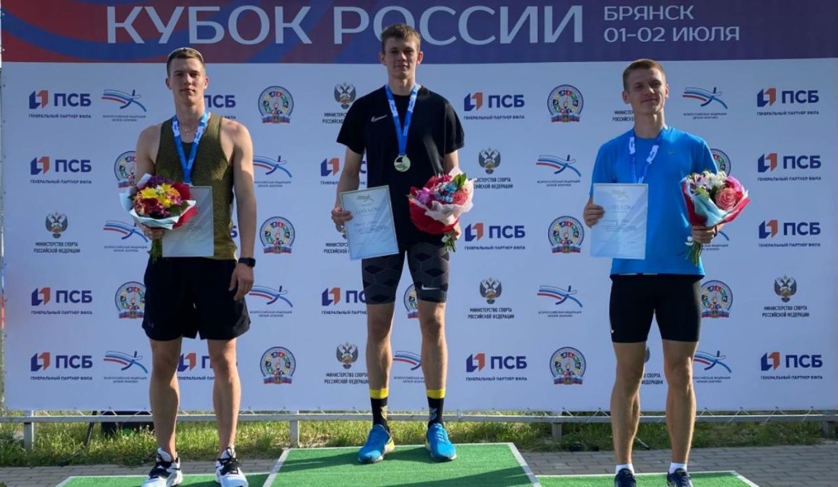 Спортсмены из Красноярска стали победителями Кубка России по лёгкой атлетике 