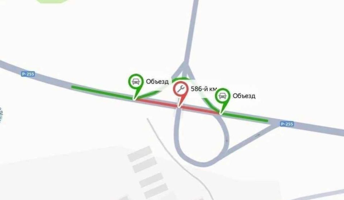 На трассе Р-255 в Красноярском крае вводят новую схему движения транспорта