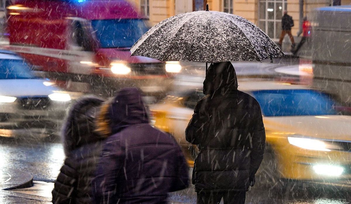 Москвичей ожидают мокрый снег и гололедица