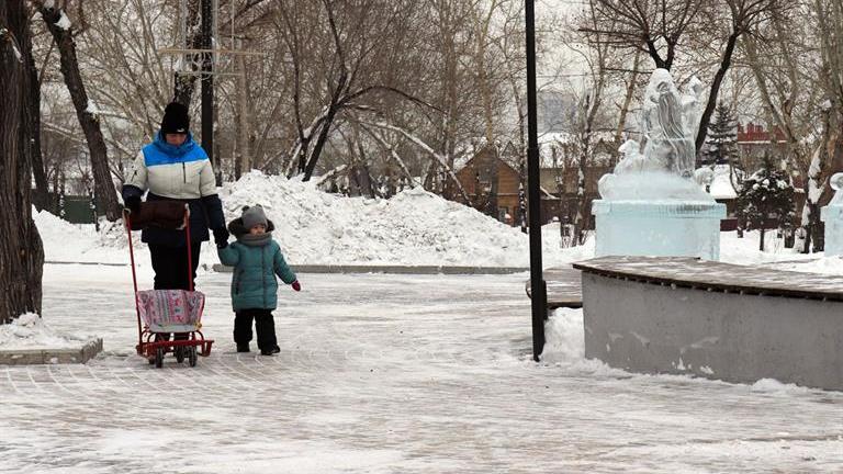 Безопасен ли ледовый городок в Красноярске?