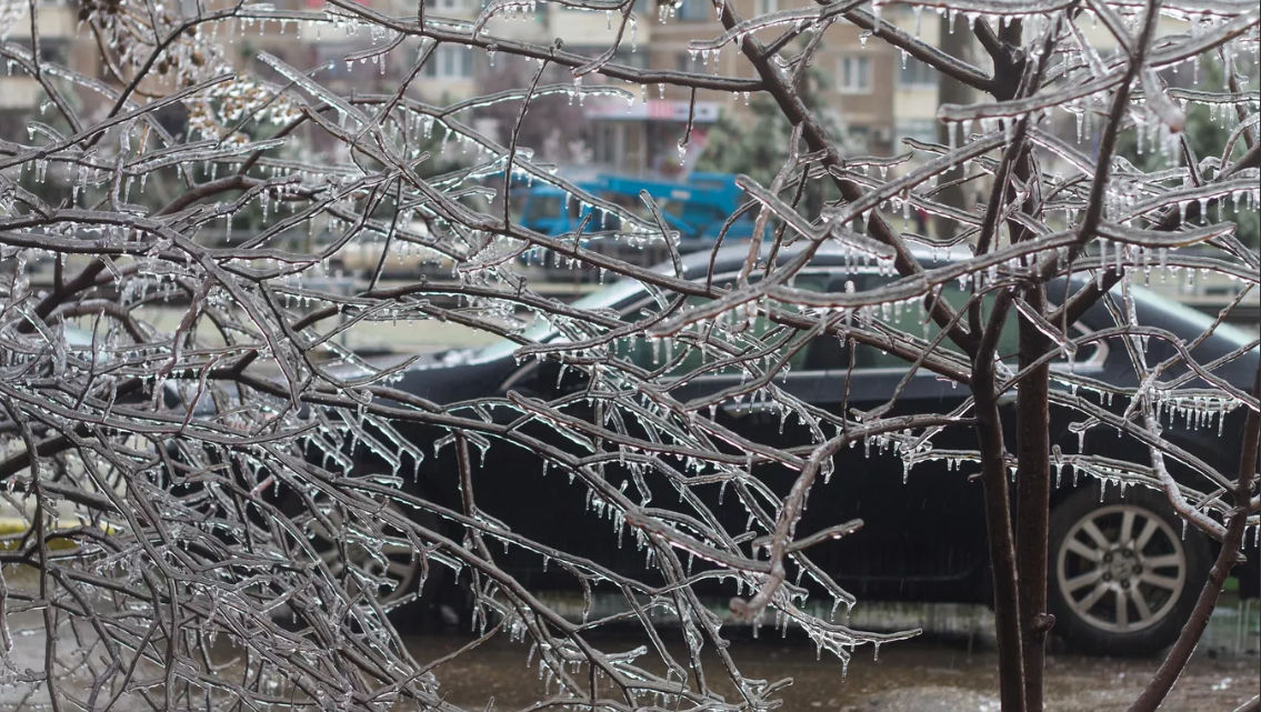 В Москве начался ледяной дождь