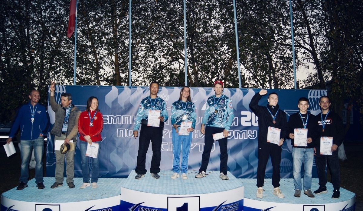 Парашютисты из Красноярска завоевали золото на чемпионате России