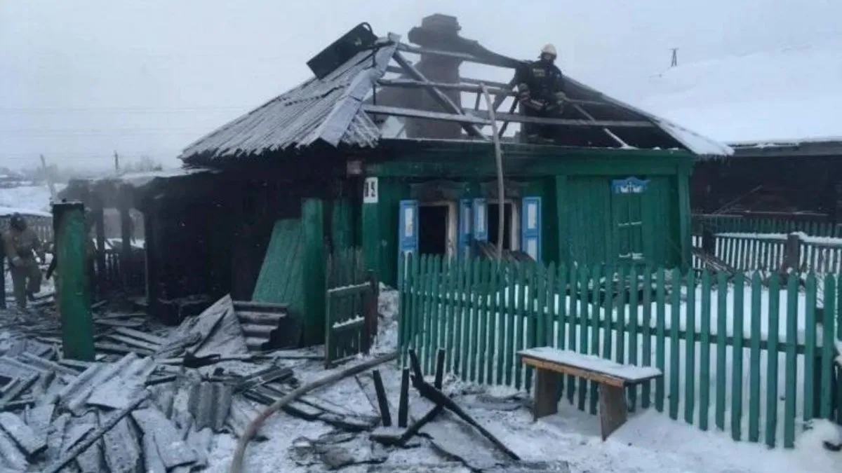Ночной пожар в Красноярском крае унёс две жизни
